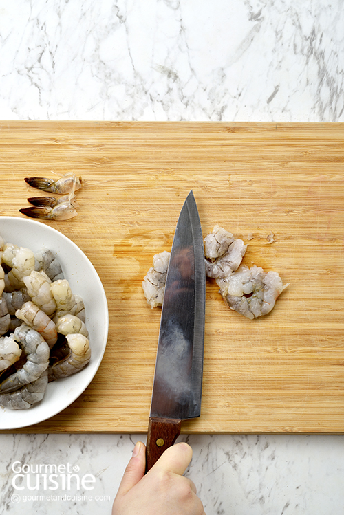 ฟองเต้าหู้ห่อกุ้งทอด