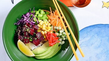 โปเก้โบว์ลเจ (Vegan Poke Bowl) อร่อยง่ายๆ สไตล์เชฟพล ตัณฑเสถียร