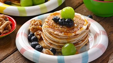 แพนเค้กวีแกนอัลมอนด์ (Vegan Pancake)