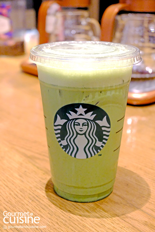 Iced Green Tea Latte Soy Milk- Starbucks Coffee