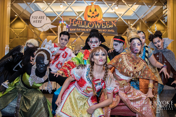 “Halloween Night Party” ปาร์ตี้สุดมันส์ พร้อมฟรี!แต่งหน้าผี ที่ Roof Top Bar ชั้น 83 โรงแรมใบหยกสกาย