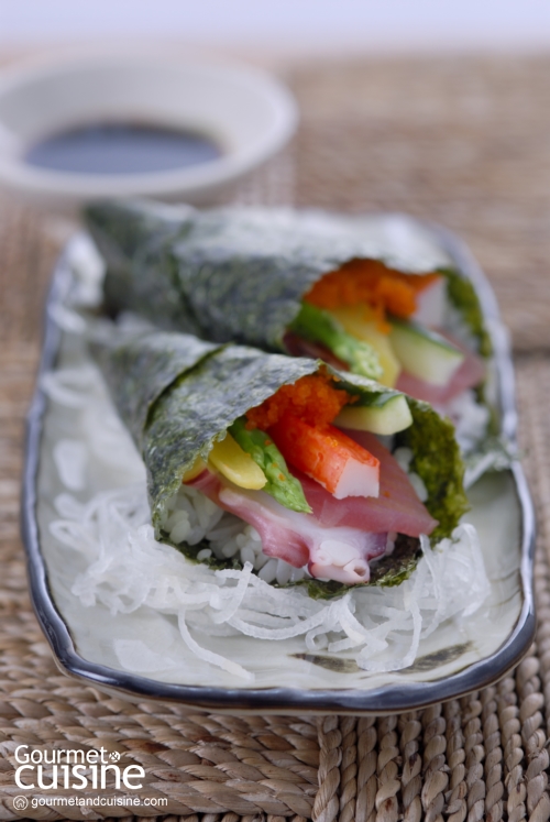 วิธีปั้นซูชิ อร่อยง่ายได้ที่บ้าน