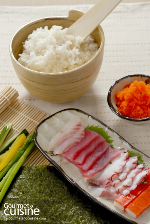 วิธีปั้นซูชิ อร่อยง่ายได้ที่บ้าน