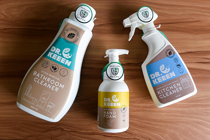 เปิดตัวน้องใหม่ ด็อกเตอร์ คีนน์ ผลิตภัณฑ์สำหรับบ้าน และอาคารสำนักงาน สารสกัดจากธรรมชาติ เป็นมิตรต่อสิ่งแวดล้อม