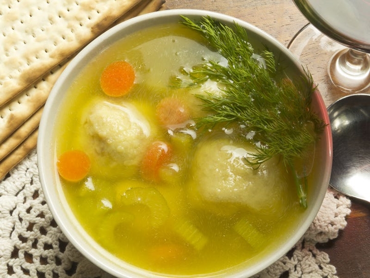 Matzo ball soup 