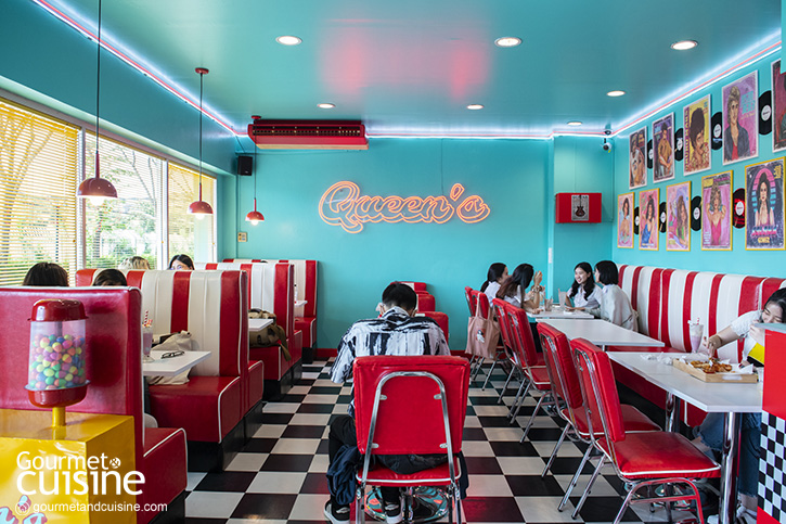 Queen’s Chula Café คาเฟ่สไตล์อเมริกันในรั้วสนามกีฬาจุฬาลงกรณ์