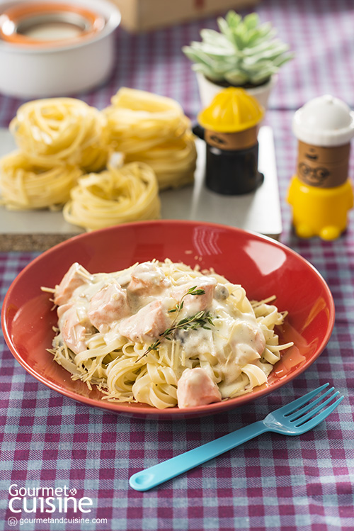 พาสตาครีมแซลมอน