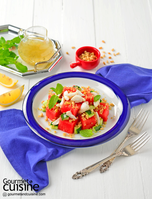 สลัดแตงโมควินัว