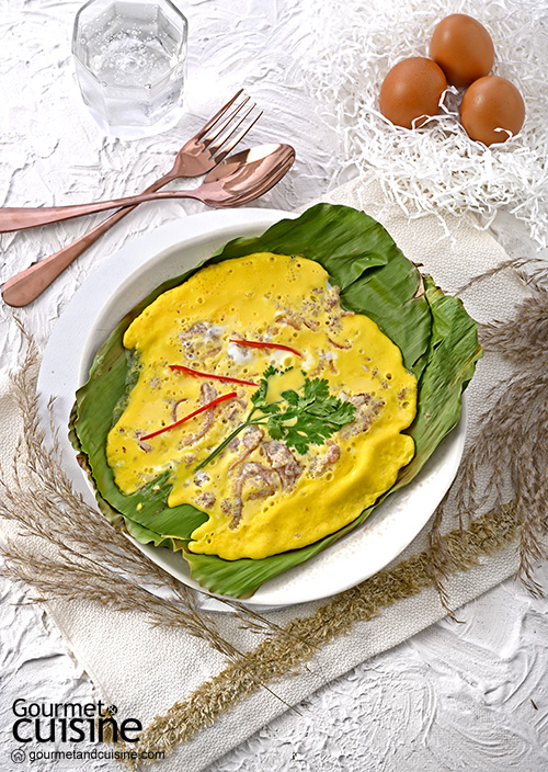 ไข่ป่ามแหนมปิ้ง