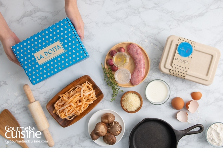 สนุกไปกับการครีเอตเมนูพาสตาจานพิเศษด้วย DIY Pasta Kits by La Dotta