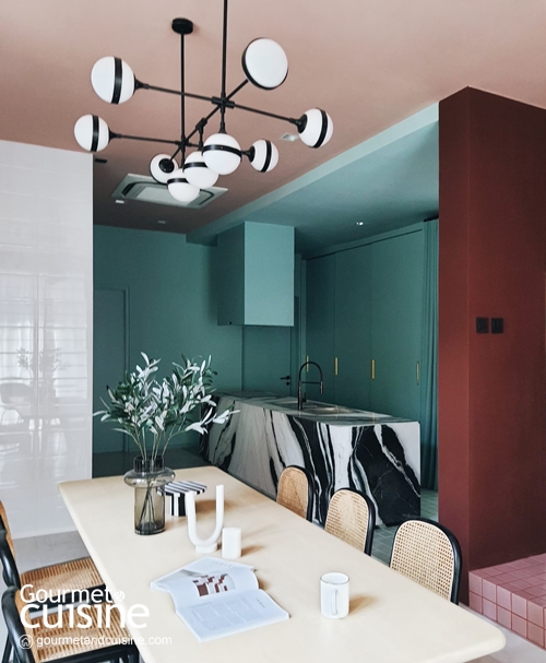 บ้านสีหวานสไตล์คาเฟ่เกาหลีเกาใจของ โบ๊ท-นิวเยียร์
