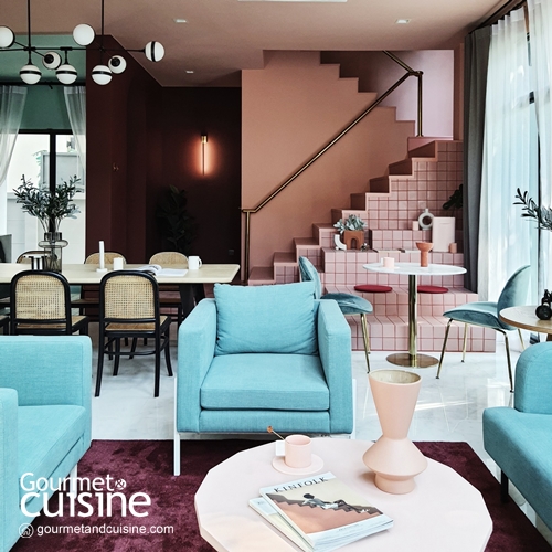 บ้านสีหวานสไตล์คาเฟ่เกาหลีเกาใจของ โบ๊ท-นิวเยียร์
