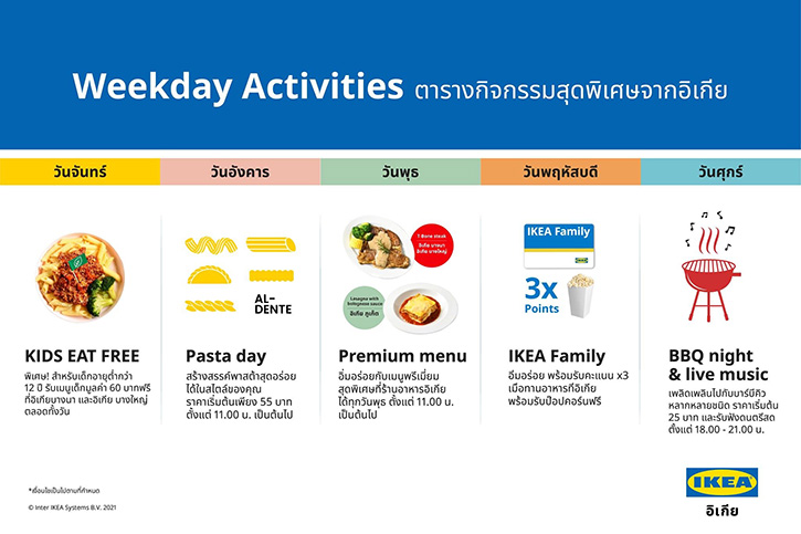 Weekday @IKEA เมนูใหม่จากอิเกียให้อร่อยได้ไม่ซ้ำตั้งแต่จันทร์-ศุกร์
