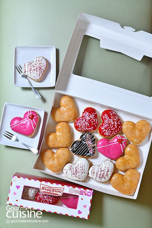 ฉลองวันแห่งความรักกับวาเลนไทน์ โดนัทจาก "Krispy Kreme"