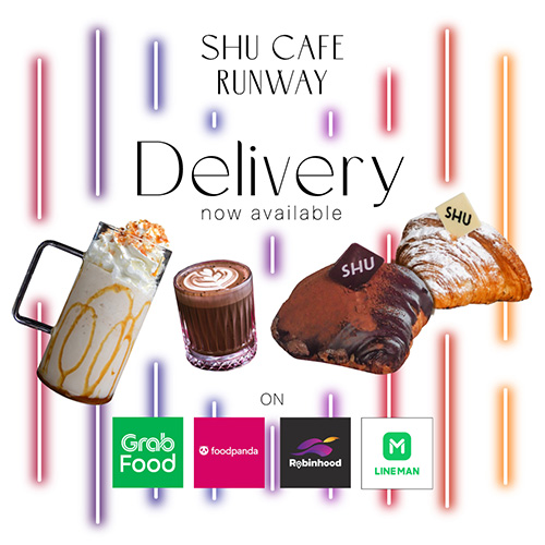 ส่งความอร่อยถึงบ้าน SHU CAFE RUNWAY SIAM SQUARE  สั่งเดลิเวอรี่ได้แล้ววันนี้!! 