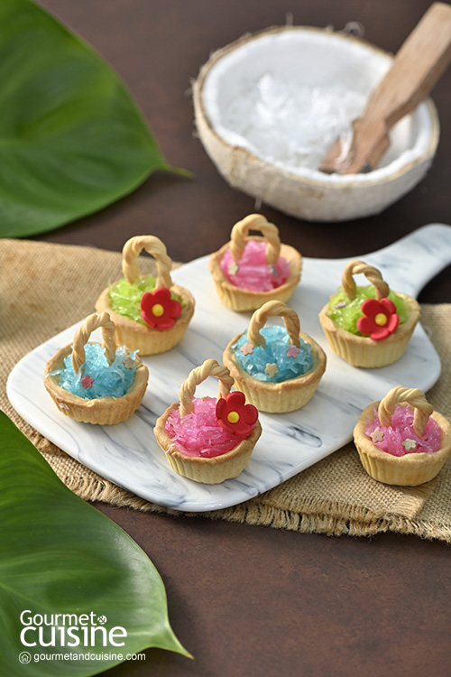 กระเช้าสีดา ขนมไทยหน้าตาสวยงาม หอมหวาน