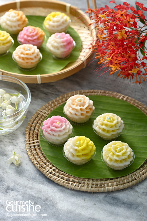 สูตรขนมช่อผกา เนื้อนิ่มหนึบหนับ รสกลมกล่อม