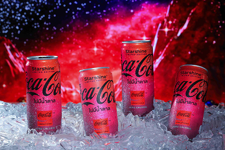 สัมผัสนิยามซ่าจากนอกโลก! ครั้งแรกกับ “Coca-Cola Starshine™” รุ่น Limited Edition