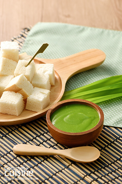 สูตรสังขยาใบเตย รสเข้มข้น หอมมัน จิ้มกับขนมปังนึ่ง อร่อยฟิน