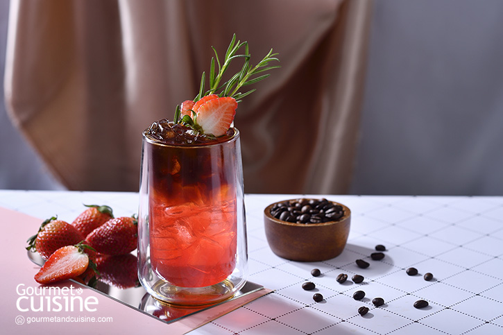 Caffe’ Rosa กาแฟสตรอว์เบอร์รีและกุหลาบ แดงสวยได้ใจ