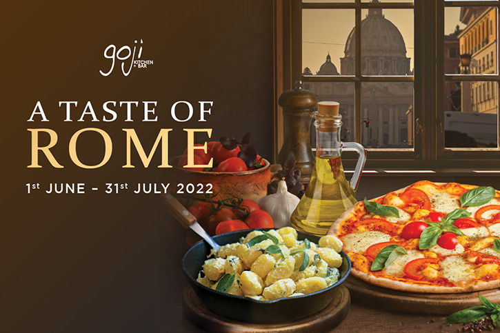 สัมผัสประสบการณ์ความอร่อยกับโปรโมชั่น ‘รสชาติแห่งโรม’ ณ โกจิ คิทเช่น + บาร์
