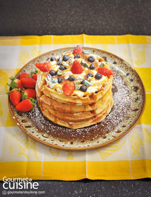 Waffle Cake (Belgium Waffles)
