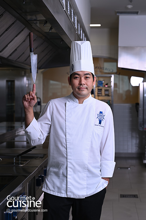 อกเป็ดกับฟัวกราส์ส้มซ่าน้ำผึ้งป่า