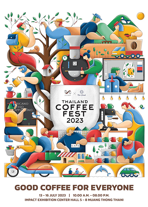 กลับมาอย่างยิ่งใหญ่ Thailand Coffee Fest 2023 งานของคนรักกาแฟที่ดีต่อทุกคน ร่วมสร้างโลกที่ยั่งยืน