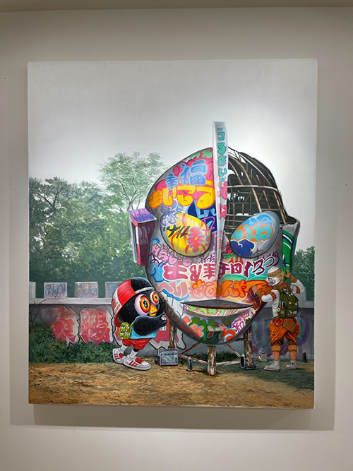 MUEBON ศิลปินสตรีทอาร์ตชื่อดัง จัดแสดง Solo Exhibition ที่ GALLERY ETHER TOKYO ประเทศญี่ปุ่น เป็นครั้งที่ 2