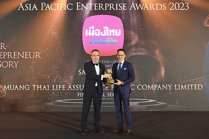 สุดยอดผู้นำองค์กร “สาระ ล่ำซำ” คว้ารางวัล “Master Entrepreneur Award” ต่อเนื่องเป็นปีที่ 3 และเมืองไทยประกันชีวิต รับ 2 รางวัลใหญ่ระดับสากล