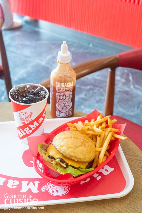 Big Mark Burger ร้านเบอร์เกอร์น้องใหม่ในเครือกะเพราเผ็ดมาร์ค เปิดหน้าร้านให้เช็คอินที่ซอยสุขุมวิท 28