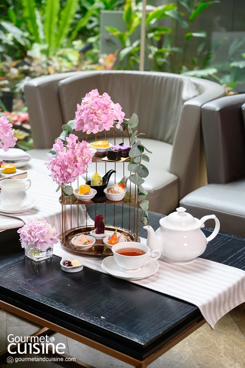 “Garden Lounge Afternoon Tea” ชุดน้ำชายามบ่ายธีมดอกไม้ในสวนสวย