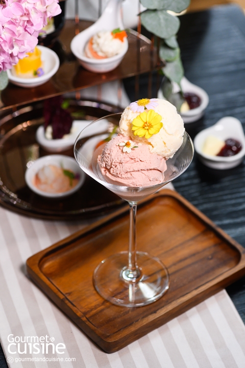 “Garden Lounge Afternoon Tea” ชุดน้ำชายามบ่ายธีมดอกไม้ในสวนสวย