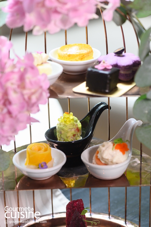 “Garden Lounge Afternoon Tea” ชุดน้ำชายามบ่ายธีมดอกไม้ในสวนสวย
