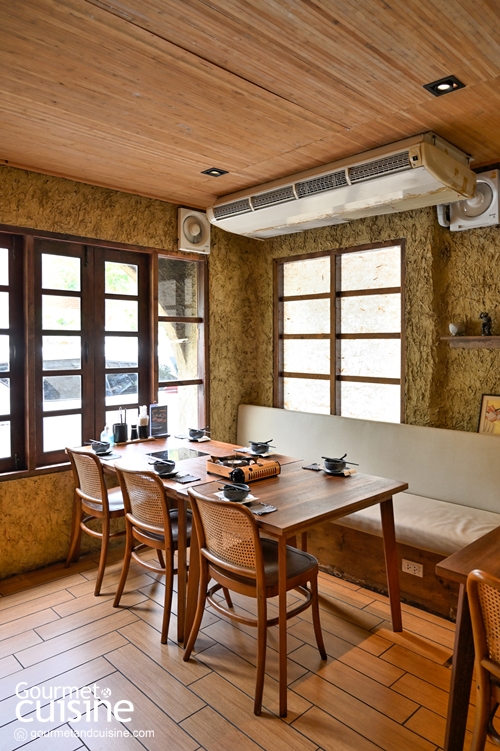 Sousaku สาขาอารีย์ ร้านซูชิและสุกียากี้สไตล์คันไซ ในบ้านญี่ปุ่นโบราณ