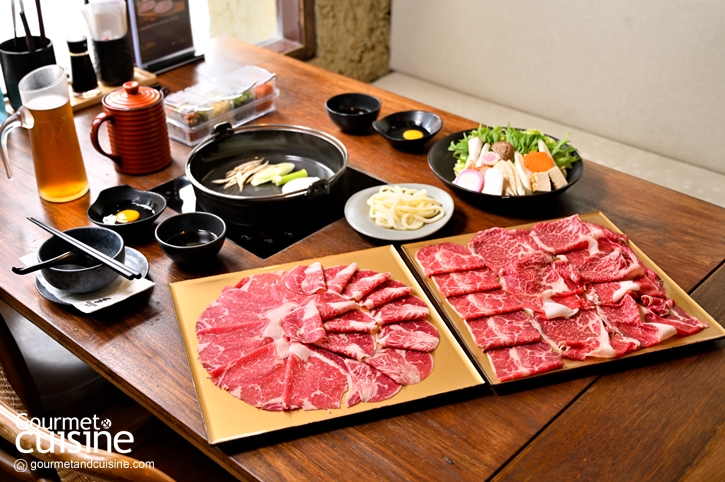 Sousaku สาขาอารีย์ ร้านซูชิและสุกียากี้สไตล์คันไซ ในบ้านญี่ปุ่นโบราณ