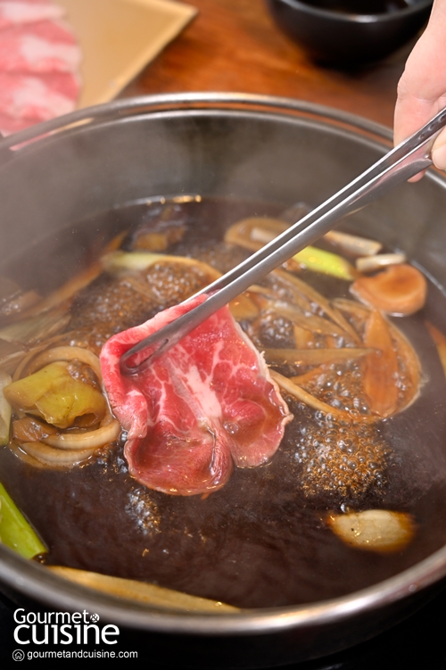Sousaku สาขาอารีย์ ร้านซูชิและสุกียากี้สไตล์คันไซ ในบ้านญี่ปุ่นโบราณ