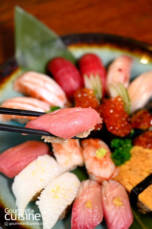 Sousaku สาขาอารีย์ ร้านซูชิและสุกียากี้สไตล์คันไซ ในบ้านญี่ปุ่นโบราณ