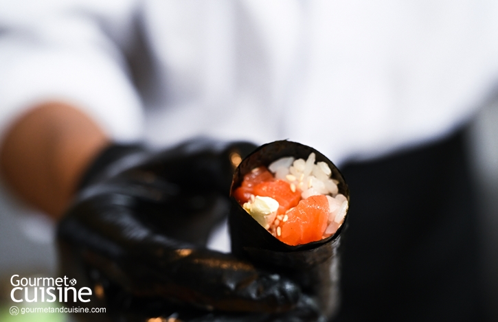 Kanori Hand Roll Bar ร้านซูชิแฮนด์โรลล์ในซอยสุขุมวิท 49 ที่ม้วนทุกคำให้กินกันสด ๆ