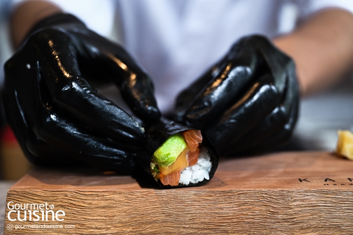 Kanori Hand Roll Bar ร้านซูชิแฮนด์โรลล์ในซอยสุขุมวิท 49 ที่ม้วนทุกคำให้กินกันสด ๆ