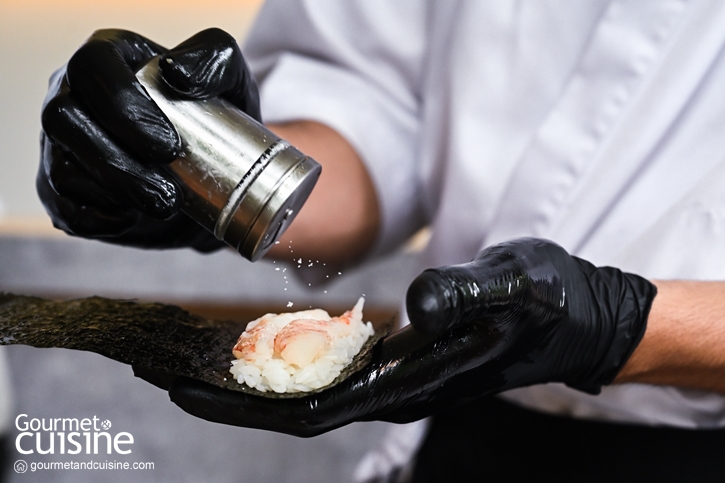 Kanori Hand Roll Bar ร้านซูชิแฮนด์โรลล์ในซอยสุขุมวิท 49 ที่ม้วนทุกคำให้กินกันสด ๆ