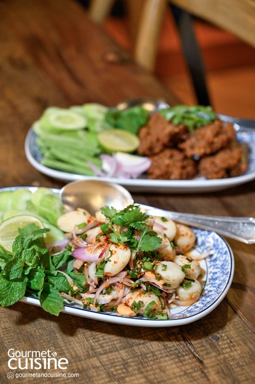 บ้านนวล ถนนเฟื่องนคร บ้านหลังใหม่ของร้านอาหารไทยคิวยาว มอบมวลความอร่อยได้ยิ่งกว่าเดิม