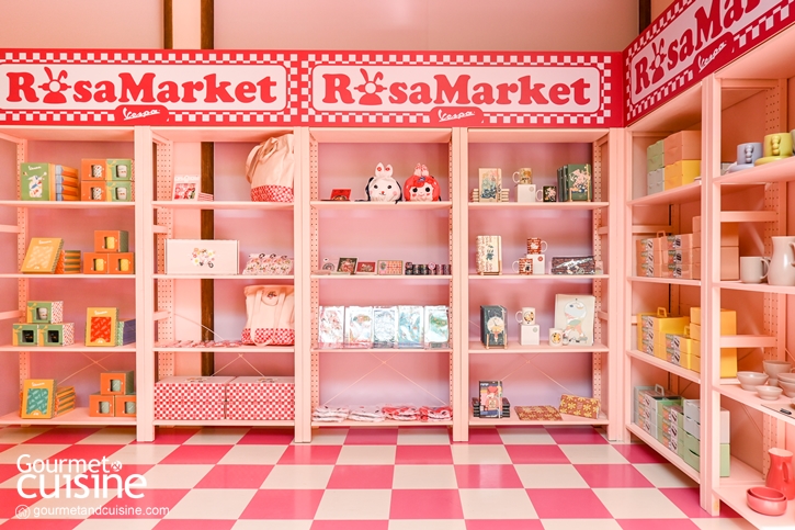 Pink Rosa Café คาเฟ่สีชมพูใจกลางทองหล่อ ที่ได้แรงบันดาลใจมาจากรถเวสป้าสี PINK ROSA