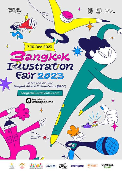 Bangkok Illustration Fair 2023 เปิดขายบัตรแล้วตั้งแต่วันนี้  เตรียมจัดแสดงผลงานของ 167 ศิลปินจากไทยและต่างประเทศ
