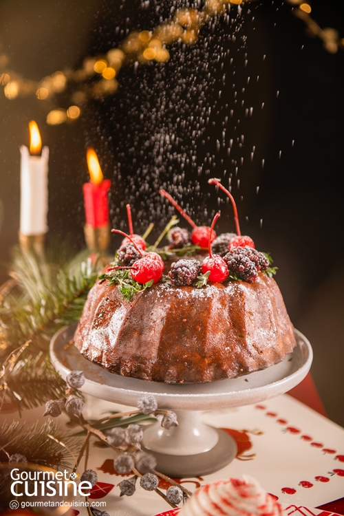 เค้กผลไม้เฉลิมฉลองเทศกาลคริสต์มาส Christmas Celebration Fruit Cake