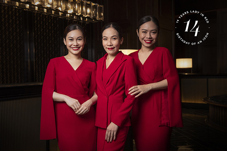 ฉลองครบรอบ 14 Lady in Red ที่โรงแรมสินธร เคมปินสกี้ กรุงเทพฯ