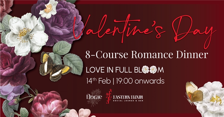 “Love in Full Bloom” ดื่มด่ำมื้อค่ำที่แสนโรแมนติกในวันวาเลนไทน์ ณ โรงแรม วาลีอา กรุงเทพ
