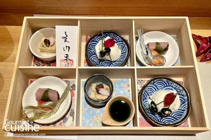 HARU Omakase Course คอร์สโอมากาเสะต้อนรับฤดูใบไม้ผลิที่ Kissuisen โรงแรม แบงค็อกแมริออท เดอะ สุรวงศ์