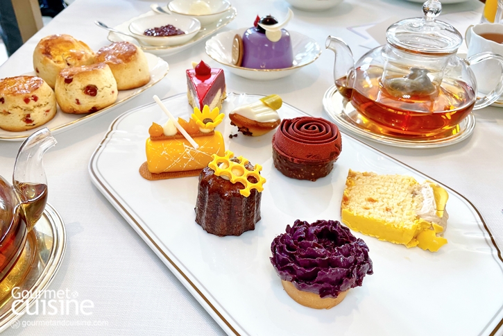 In Her Garden Afternoon Tea ชุดน้ำชายามบ่ายที่บานสะพรั่งดังสวนดอกไม้ที่ Rosewood Bangkok