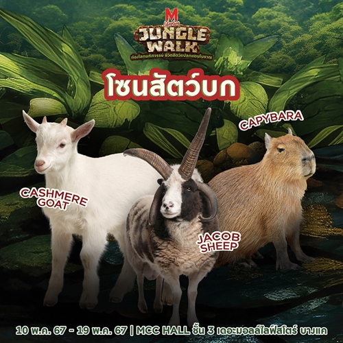 ต้อนรับปิดเทอม เดอะมอลล์ กรุ๊ป จัดงาน “THE MALL LIFESTORE JUNGLE WALK” ท่องโลกมหัศจรรย์ ชีวิตสัตว์แปลกแดนโบราณ